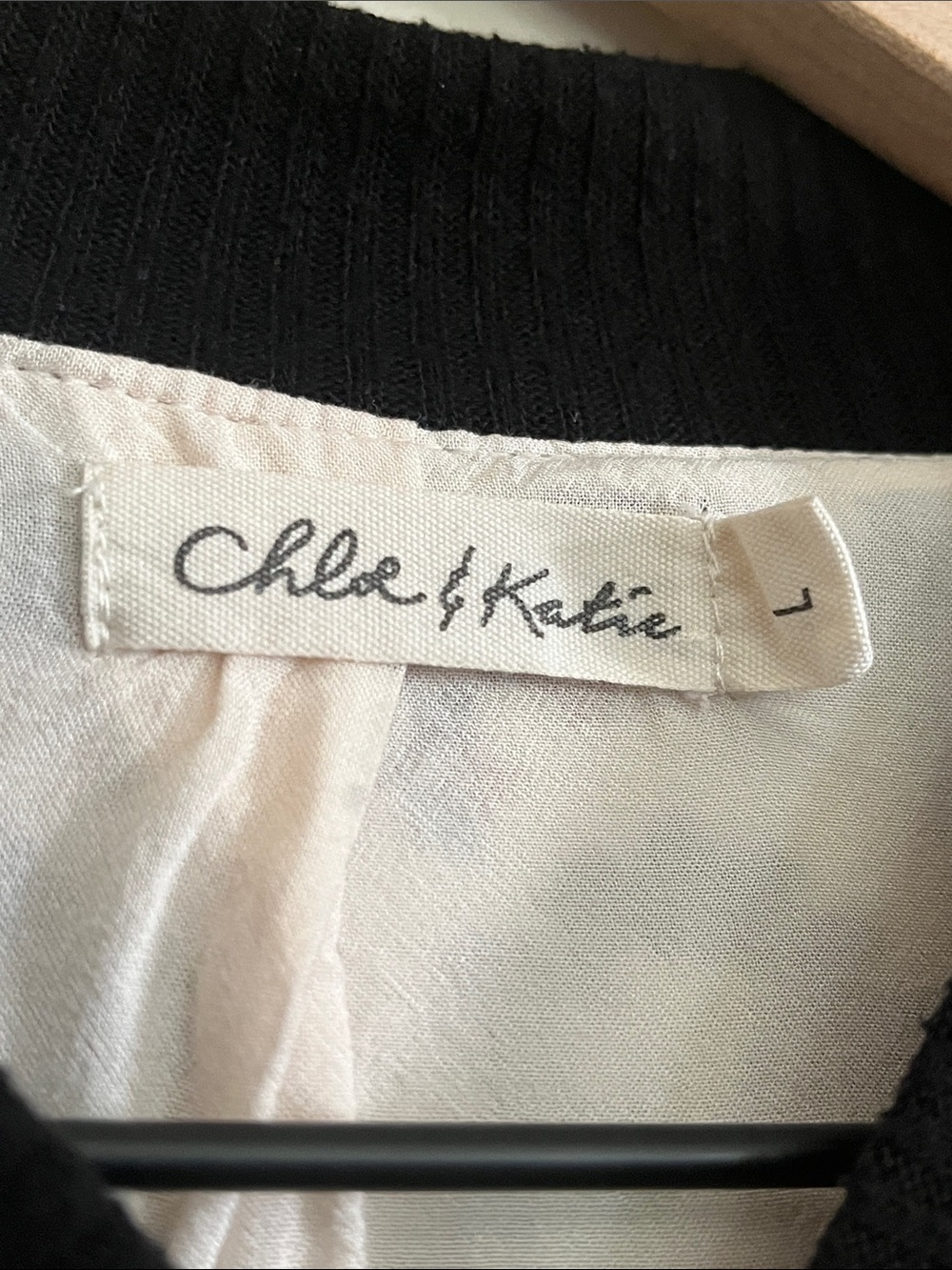 Chloe & Katie Floral Geo Zip Bomber Jacket - (has pockets) - Picture 3 of 8